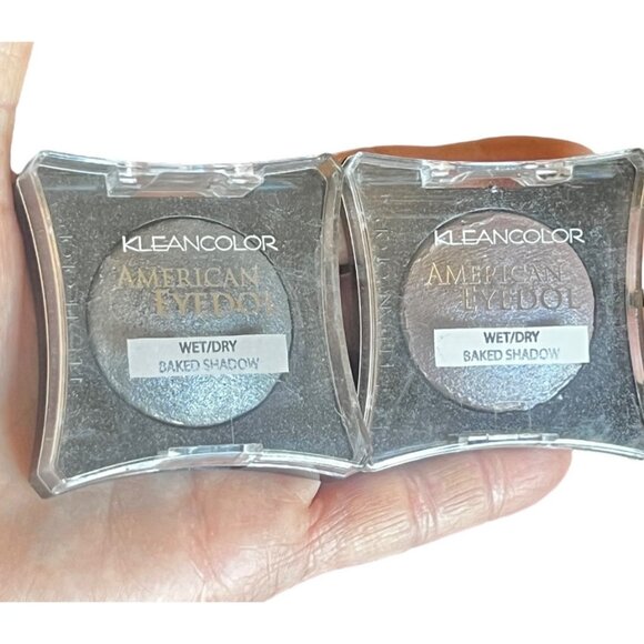 Kleancolor American Eyedol Wet/Dry Baked Eyeshadow Taboo & Malt Set of 2 - Picture 4 of 4
